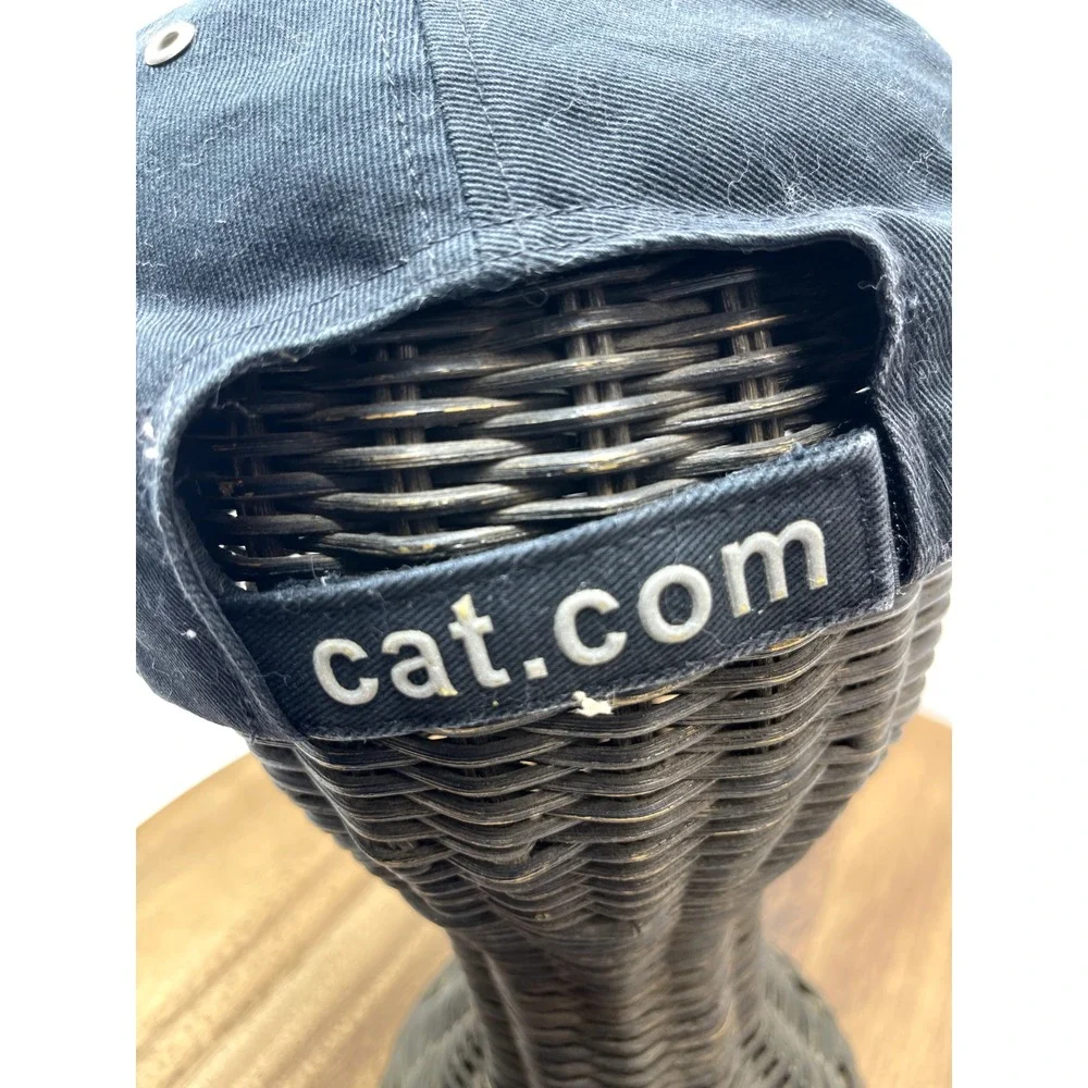 Caterpillar‎ Puffy CAT Logo Baseball Hat/Cap Adjustable Cotton Barb Wire Brim